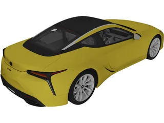 Lexus LC 500 (2017) 3D Model