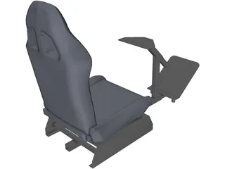 Simracing Cockpit 3D Model