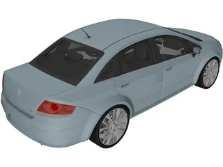 Fiat Linea (2007) 3D Model