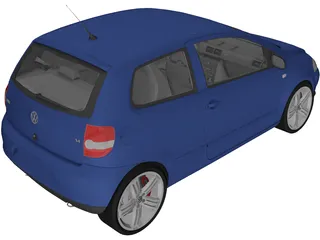 Volkswagen Fox (2005) 3D Model