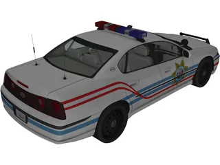 Chevrolet Impala Highway Patrol 3D Model