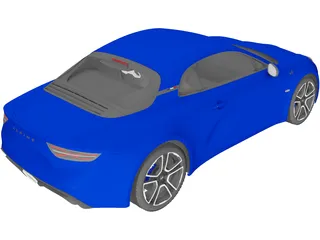 Renault Alpine A110 (2018) 3D Model