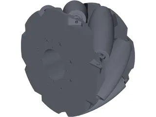 Mecanum Wheels 3D Model