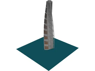 Turning Torso Tower Malmo 3D Model