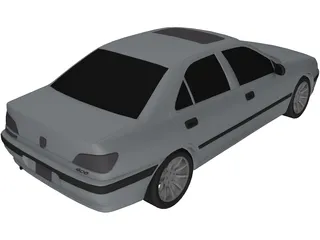 Peugeot 406 3D Model