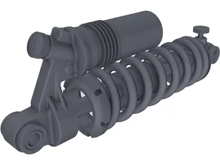 Shock Absorber DNM Burner RCP 3D Model