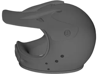 Helmet Motorbike 3D Model