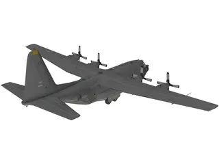 Lockheed AC-130 Spooky 3D Model