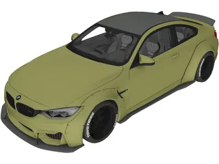 BMW M4 LB Performance 3D Model