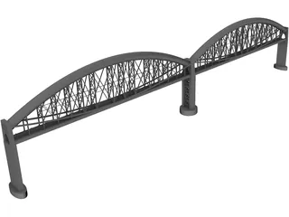 Royal Albert Bridge 3D Model