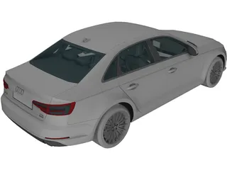 Audi A4 (2017) 3D Model