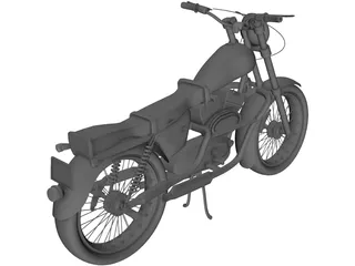 Yamaha SR125 3D Model