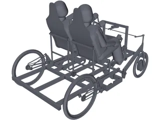 Pedal Driven Vehicle 3D Model