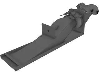 Rolls-Royce Waterjet 3D Model