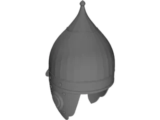 Russian Knight Helmet 3D Model