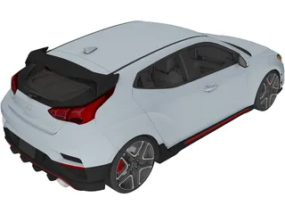 Hyundai Veloster (2019) 3D Model