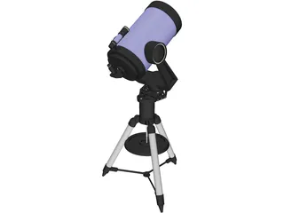 Schmidt-Cassegrain Telescope 3D Model