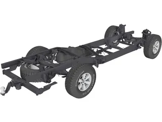 Toyota Hilux Frame (2011) 3D Model