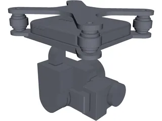 DJI Phantom Gimbal 3D Model