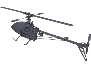 RC Helicopter 3D Model