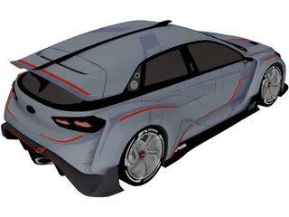 Hyundai RN30 Concept 3D Model