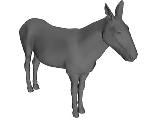 Donkey 3D Model