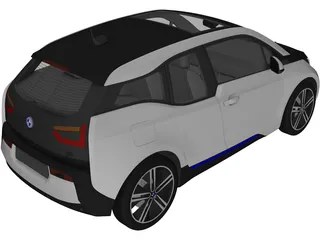 BMW i3 3D Model