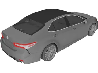 Toyota Camry Hybrid (2018) 3D Model