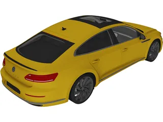 Volkswagen Arteon R-Line (2018) 3D Model