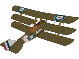 Dixie Triplane 3D Model