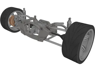 Rear Suspension 3D Model