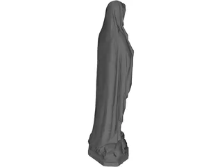 Virgin Mary 3D Model