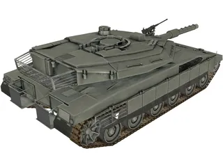 Merkava IV 3D Model