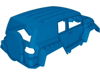 Toyota FJ Cruiser Body 3D Model