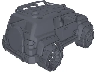 Toyota FJ Cruiser Toy 3D Model