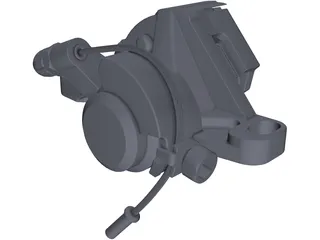 Disc Brake Caliper 3D Model