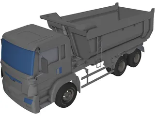 Dump Truck 3D Model