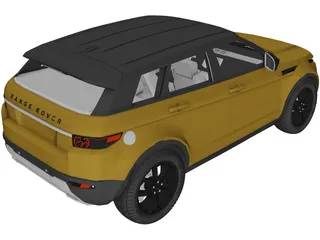 Range Rover Evoque 3D Model