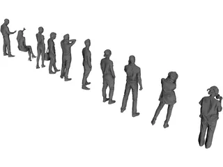 People Collection 3D Model