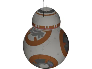 BB8 Droid 3D Model