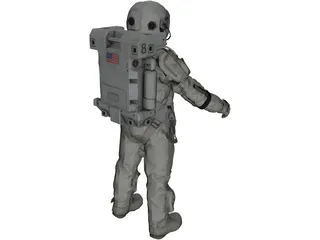 Space Suit 3D Model