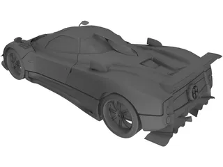 Pagani Zonda Cinque 3D Model