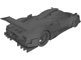 Pagani Zonda R 3D Model