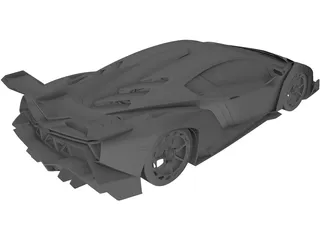 Lamborghini Veneno 3D Model