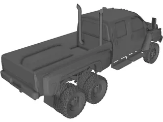 GMC C4500 Top Kick 6x6 3D Model