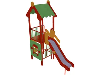 Park Slides 3D Model
