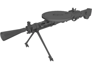 DP-28 3D Model