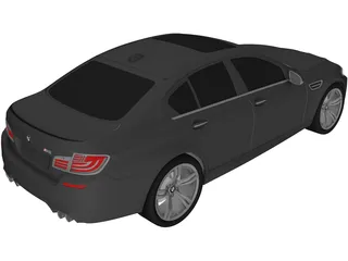 BMW M5 F10 3D Model