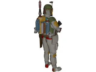 Boba Fett 3D Model