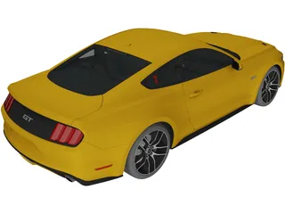 Ford Mustang GT 3D Model